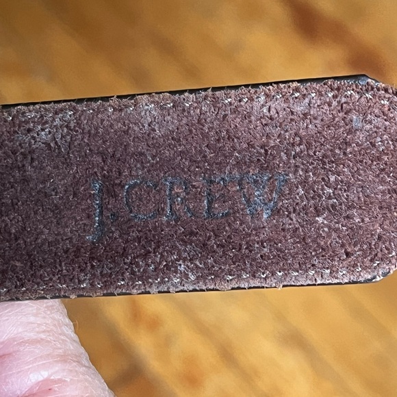 J Crew Native American Beaded Leather Belt Brass Buckle Blue Red Yellow Beads - Picture 9 of 12